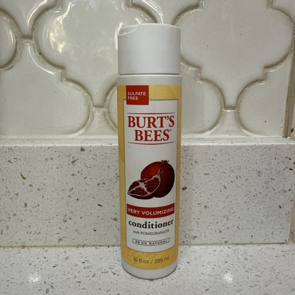 Burt's Bees Very Volumizing Conditioner w/Pomegranate 10 fl oz Sulfate Free New